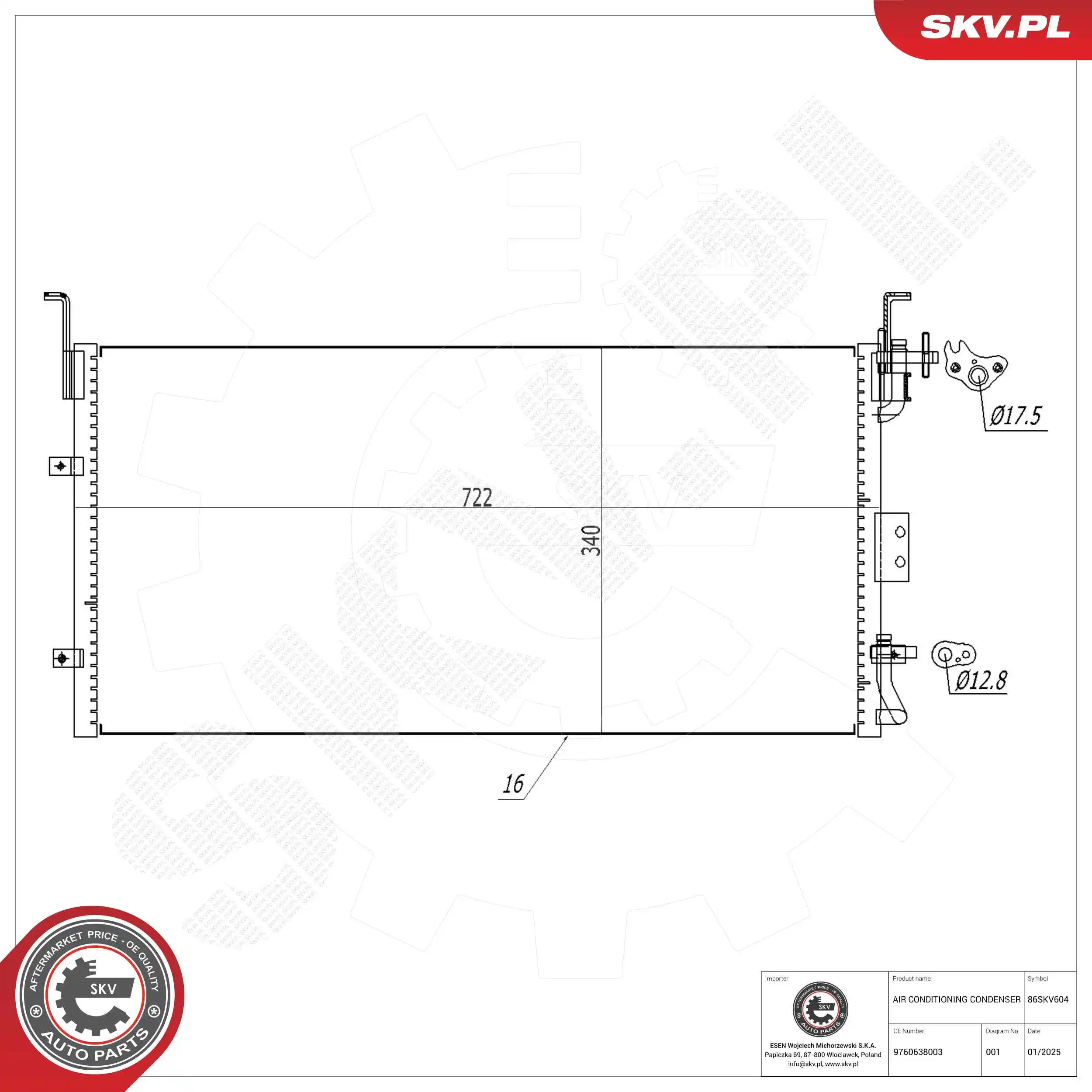 Condenser, air conditioning